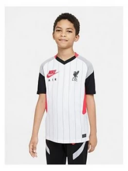 Nike Junior Liverpool Fc Air Max Jersey, White, Size S