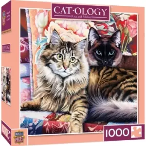 Masterpieces Puzzle Cat-ology Raja and Mulan Puzzle 1000 piece jigsaw puzzle