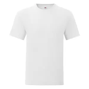 Fruit Of The Loom Mens Iconic T-Shirt (XL) (White)