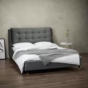 Sloane King Size Bed Grey