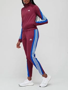 adidas Teamsport Tracksuit - Burgundy Size M Women