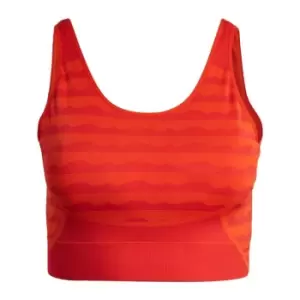 adidas Marimekko AEROKNIT Light-Support Bra (Plus Size) W - Collegiate Orange