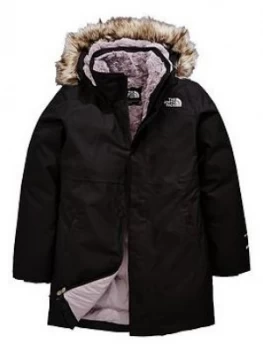 The North Face The North Face Girls Arctic Swirl Down Jacket Black Size 6 YearsXs Women