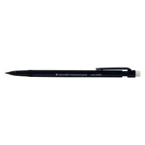 Office Disposable Mechanical Pencil HB 0.7mm Black Pack of 10 940694