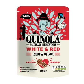 Quinola Fairtrade White & Red Express Quinoa 250g