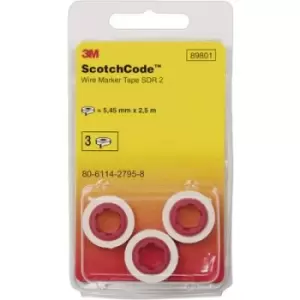 3M Sdr0 Wire Marker, Refill, 0, 1 Roll