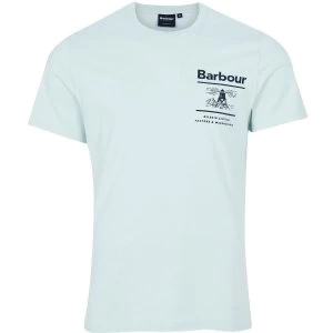 Barbour Mens Chanonry Tee Surfspray XL