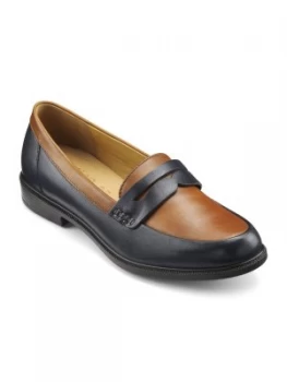 Hotter Dorset Smart Loafer Shoes Ink