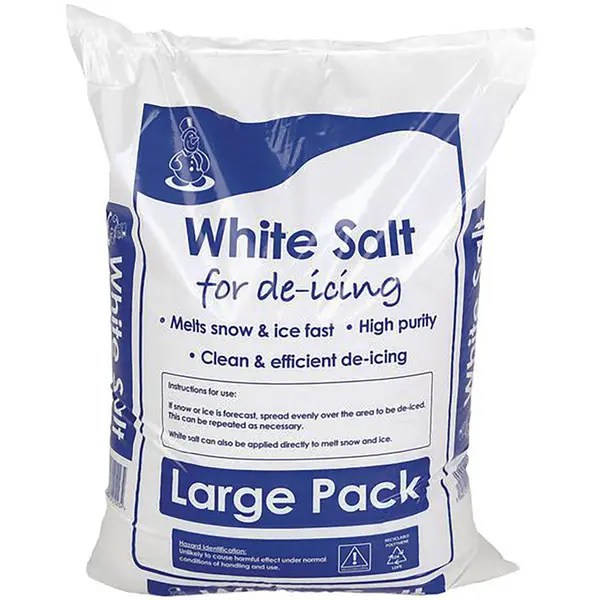 De-Icing Salt 25kg (Piece) in White