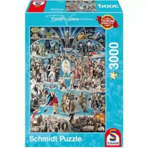 Renato Casaro - Hollywood XXL 3000 Piece Jigsaw Puzzle