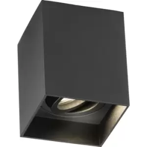 Knightsbridge - Oran Surface Tilt Square Downlight Black - ORA1TSB