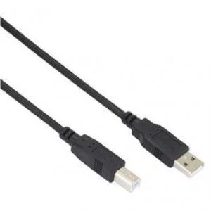 Hama USB 2.0 Cable A>B 1.8m Grey