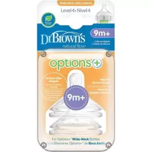 Dr Browns - Options+ Level 4 Teats 9m+ (2 Pack)