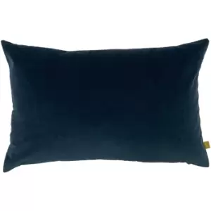 Furn Velvet Cushion Cover (One Size) (Pacific Deep Blue)