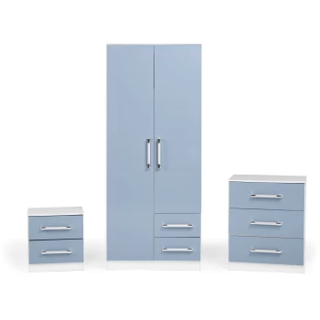 Jasper Bedroom Set - Blue Blue