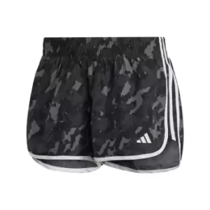 adidas Marathon 20 Camo Running Shorts Womens - Grey