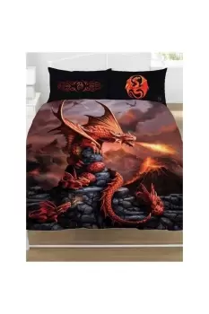 Fire Dragon Duvet Cover Set