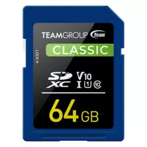 Team Group CLASSIC SD memory card 64GB SDHC UHS Class 10