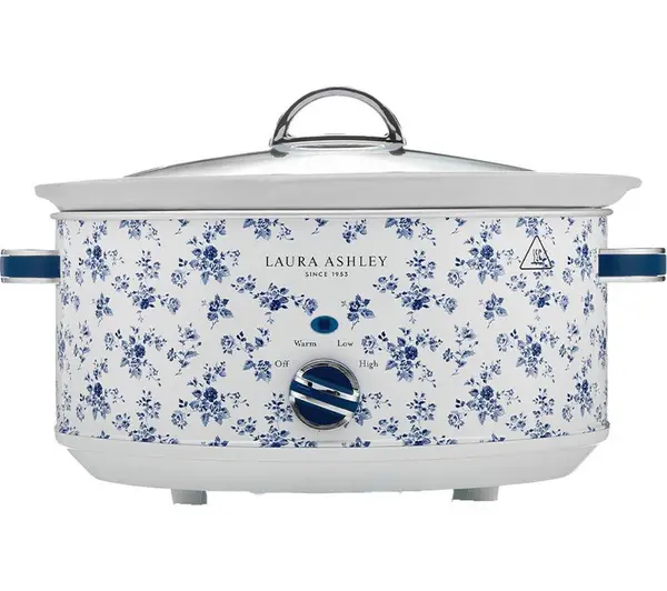 LAURA ASHLEY VQSLWC6LLACRUK Slow Cooker - White