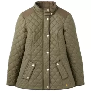 Joules Womens Newdale Quilted Coat Grape Leaf 18