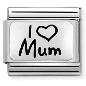 Nomination CLASSIC Composable Limited Edition Silver I Heart Mum...