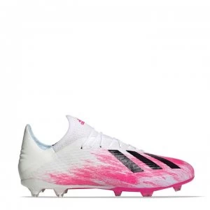 adidas X 19.2 Football Boots Firm Ground - White/ShockPink