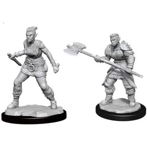 D&D Nolzur's Marvelous Unpainted Miniatures (W13) Orc Barbarian Female