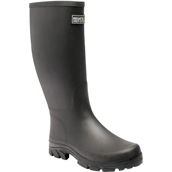 Regatta Mens Mumford II Tall Durable Weather Protect Wellington Boots UK Size 12 (EU 47) BLACK RMF596-800-12