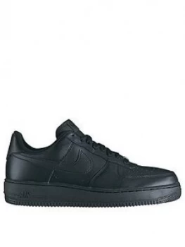 Nike Air Force 1 '07 Trainers - Black, Size 9, Men