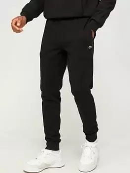 Lacoste Logo Jersey Joggers - Black, Size 4XL, Men