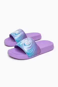 Teal Purple Marble Script Sliders