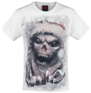 Spiral Rock Santa T-Shirt white