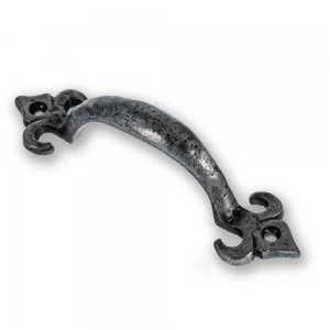 LocksOnline Fleur de Lys Pewter Door Pull Handle