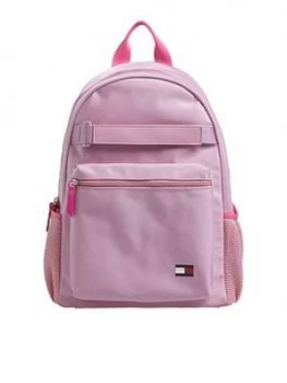 Tommy Hilfiger Girls Flag Backpack - Pink, One Colour