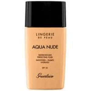 Guerlain Lingerie de Peau Aqua Nude Foundation SPF20: 03W Natural Warm 30ml / 1 fl.oz.