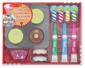 Melissa and Doug Wooden Cupcake Set