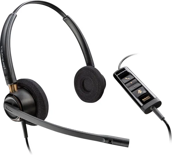 POLY EncorePro 525-M Microsoft Teams Certified USB-A Stereo Headset