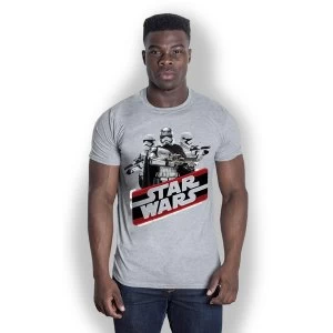 Star Wars - Episode VII Phasma Unisex Large T-Shirt - Grey