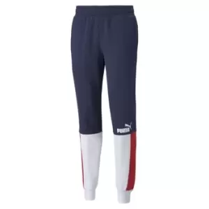 Puma Essential Block Jogging Bottoms Mens - Blue