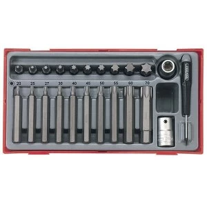 Teng TTTX23 23 Piece TX Bit Socket Set