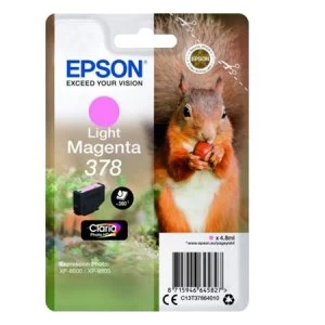 Epson Squirrel 378 Light Magenta Ink Cartridge