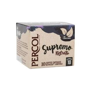 Percol Supremo Ristretto Espresso Capsules Pack of 10 Capsules A07982