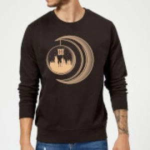 Harry Potter Globe Moon Sweatshirt - Black