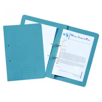 Spiral Files 285gsm Foolscap Blue Pack of 50 TFM50-BLUZ