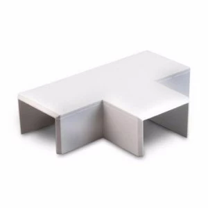 Zexum 16mm x 16mm Mini Trunking Accessories - Flat Tee