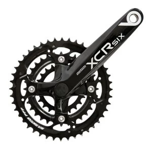 SR Suntour XCR6 Chainset Alloy/Steel 22/32/44T Black 175mm