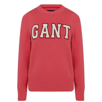 Gant Gant Logo Sweatshirt - Pink