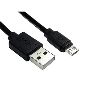 Printer Warehouse 1m USB 2.0 Cable Lead Connector - Type A Male to Micro-B Male - Charging and Data Transfer lead for...