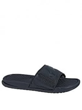 Nike Benassi JDI Sliders, Black, Size 8, Men