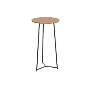 Jemini Trinity High Table 600x600x1110mm Nova OakBlack KF823544